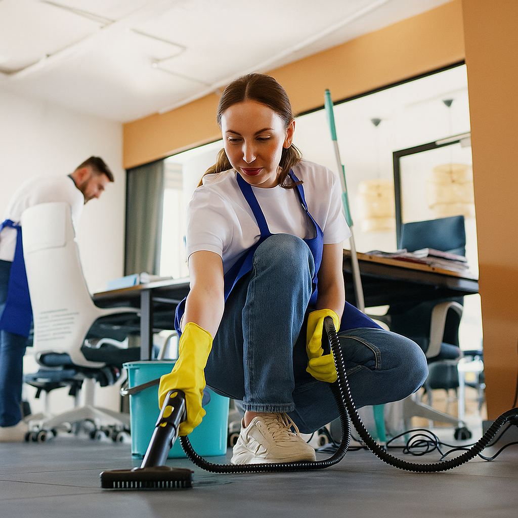 20250906 2200 office cleaning scene remix 01k4gd6r4sef9sdmwdnbkagzvx